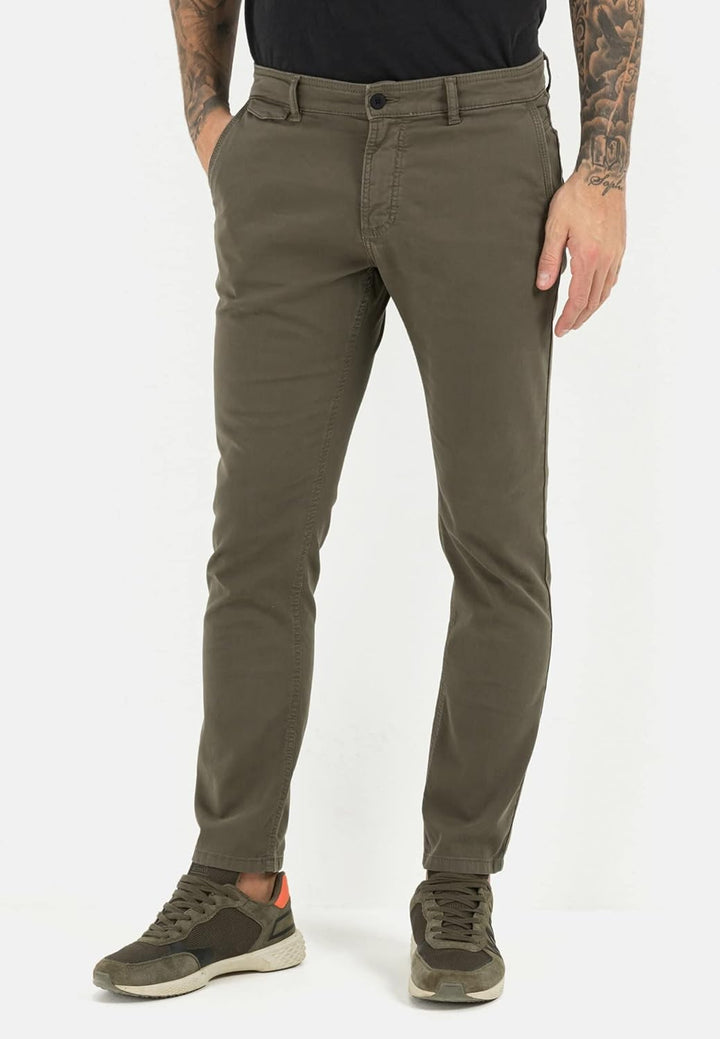 camel active Herren Klassische Hose 30W / 32L Dunkel Grün, 30W / 32L Dunkel Grün