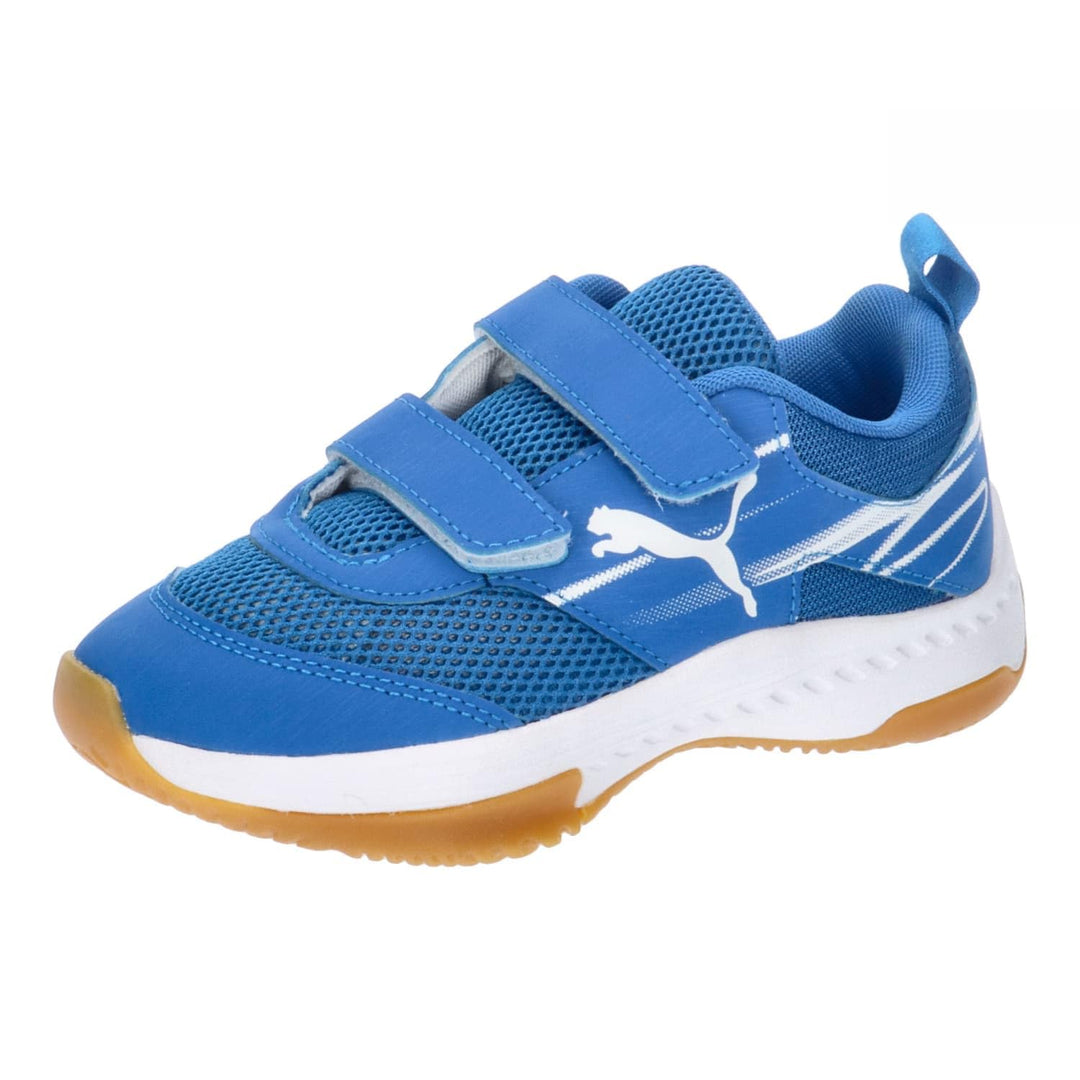 PUMA Unisex Kinder Varion Ii V Jr Indoor Court Shoe 28 EU Puma Team Royal Puma White Gum, 28 EU Puma