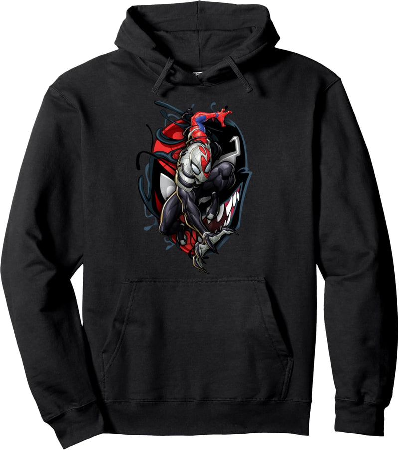 Marvel Spider-Man Venom Big Face Mashup Pullover Hoodie