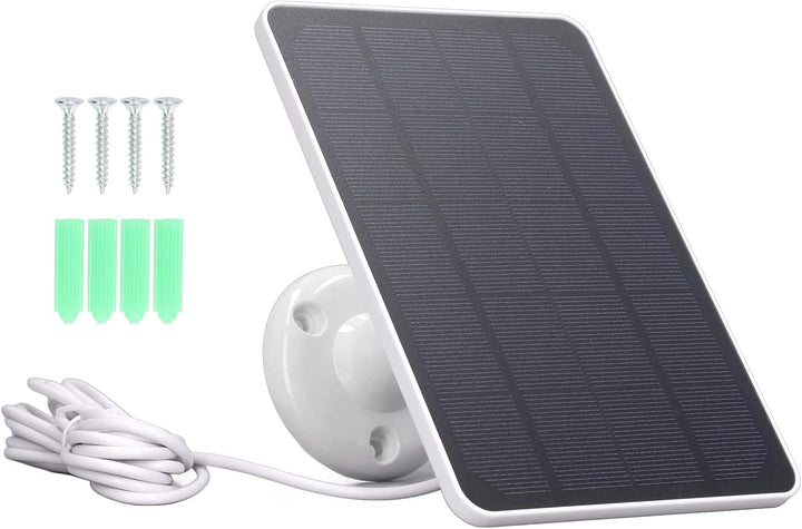 10W USB C Solar Panel Ladegerät - Tragbares Solarpanel für Überwachungskameras und Geräte mit Gering