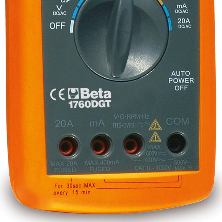 Beta 1760DGT Automotives Mehrzweck-Digitalmultimeter (Strommessgerät, robustes Werkzeug für KFZ-Test