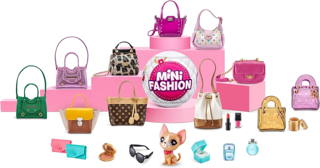 Mini Brands Mini Fashion Real Fabric Fashion Bags And Accessories Capsule Collectible Toy (2 Pack) M