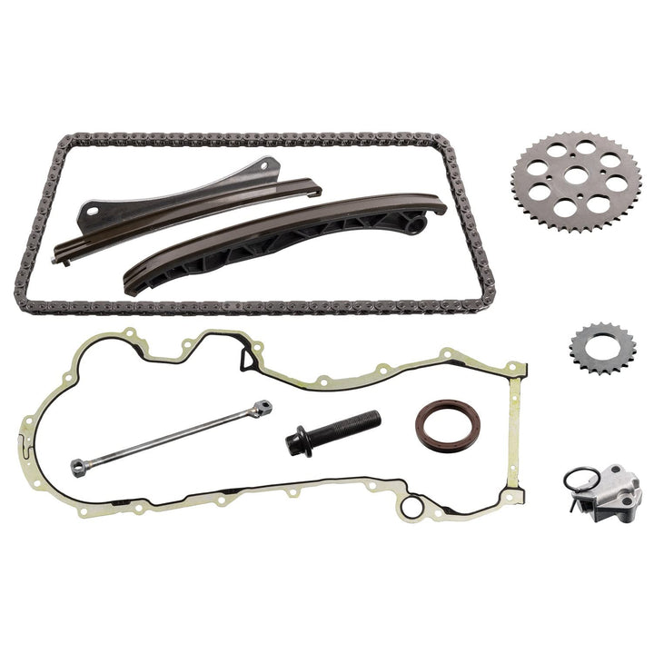 febi bilstein 49722 Steuerkettensatz für Nockenwelle, mit Dichtungen und Schraube , 1 Stück