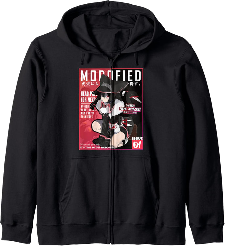 Modofied Explicit Girl - Japan Anime Manga Kapuzenjacke