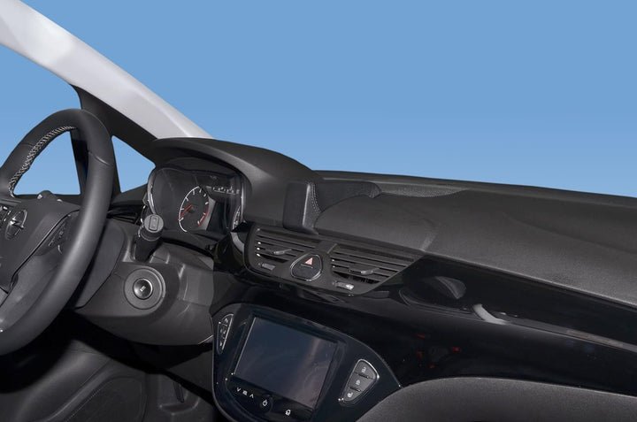 KUDA 5715 Halterung Kunstleder schwarz für Opel Corsa E ab 2014, 5715