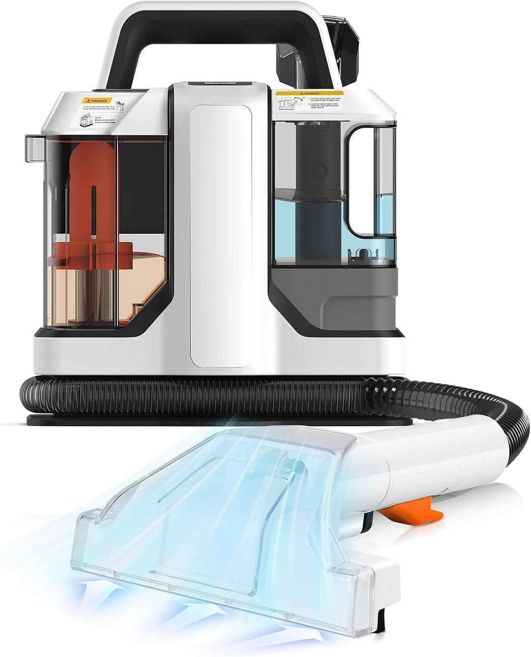 Polsterreiniger Gerät 15000PA, Waschsauger Teppichreiniger 750W, Fleckenreiniger Nasssauger für Tepp
