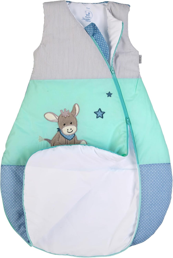 Sterntaler Unisex Kinder Funktionsschlafsack, Pony Pauline, Ganzjährig, Wärmeregulierung, Reissversc