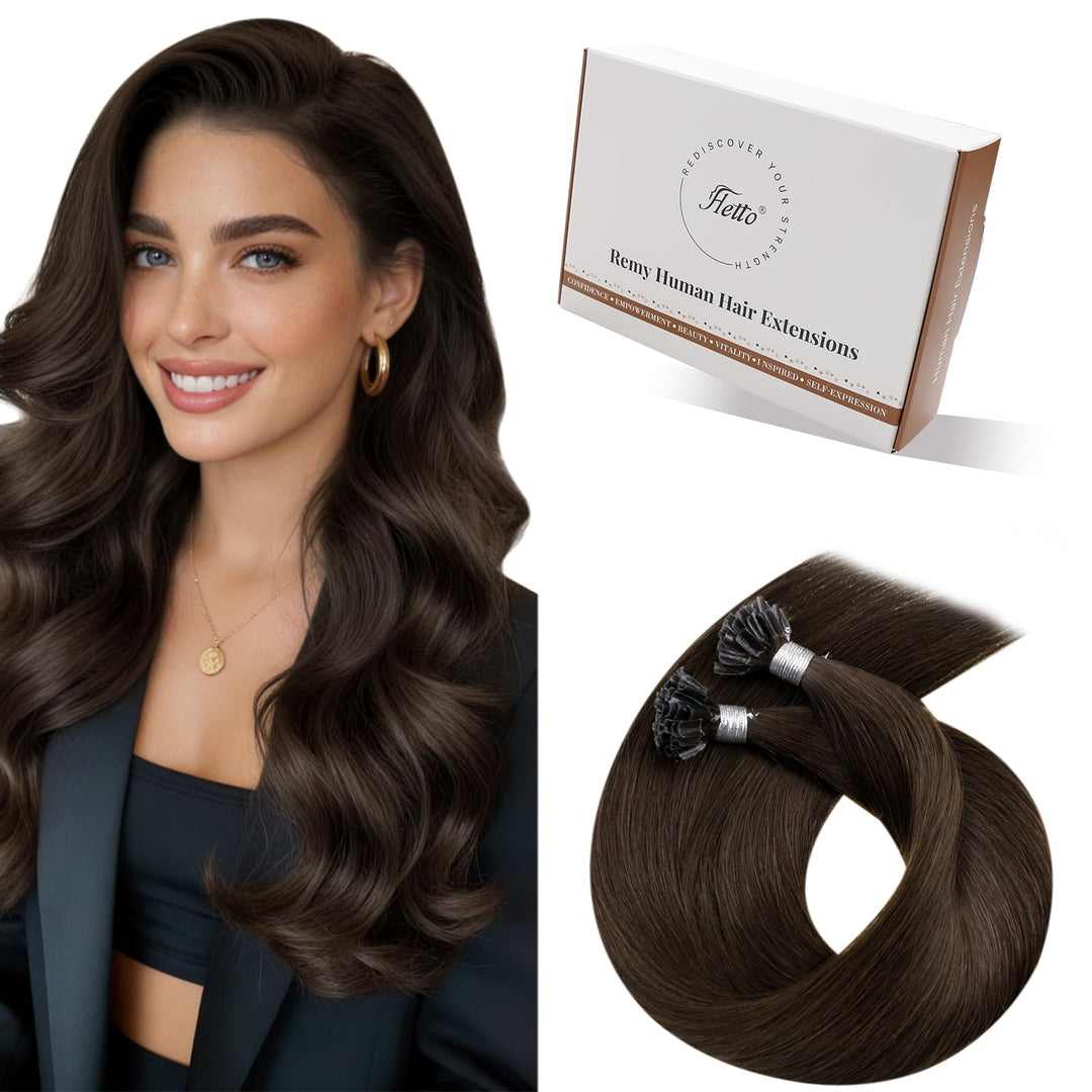 Hetto Echthaar Extensions Bonding Braun Echthaar Keratin Bonding Extensions Remy Echthaar Bonding Ha