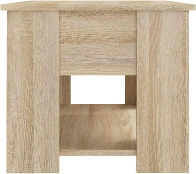 vidaXL Couchtisch Höhenverstellbar Kaffeetisch Beistelltisch Wohnzimmertisch Sofatisch mit Stauraum