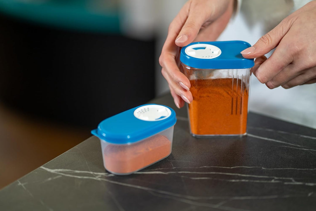 MiraHome Gewürzdosen Schüttdosen Streudosen Vorratsdosen Austrian Quality 0,14L (12 STK) Rosa 0,14l