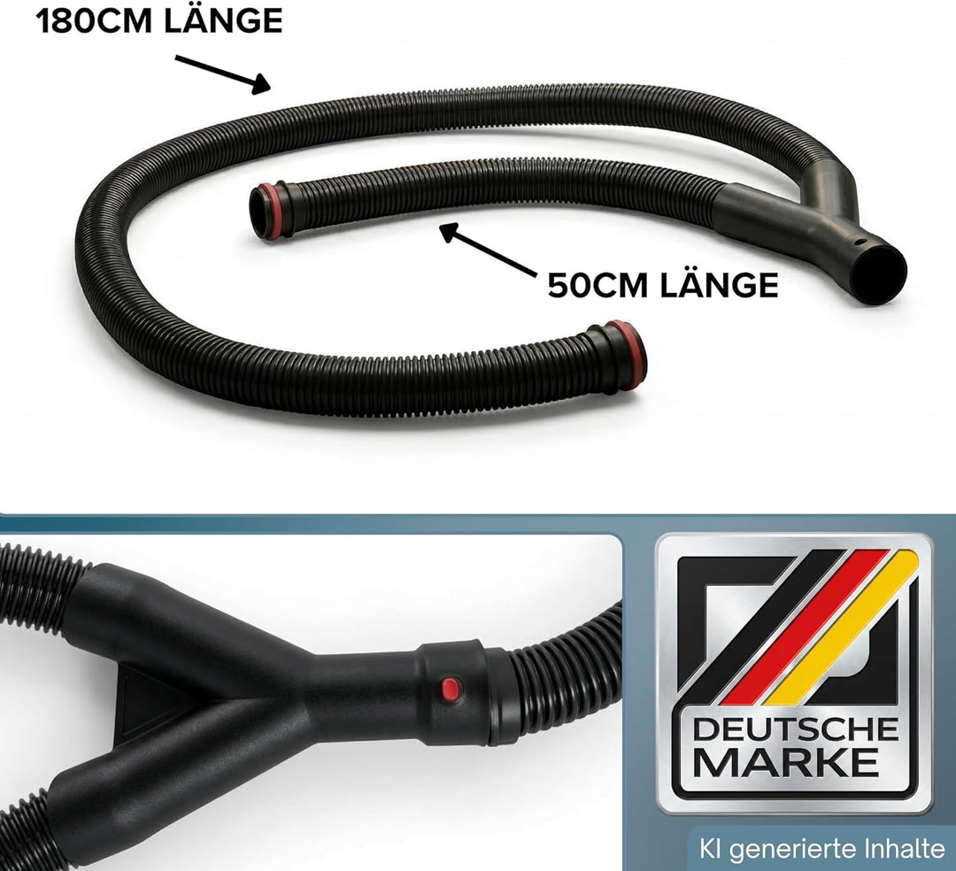PRO Y-Schlauch-Staubanschluss Set passend für Bosch Click and Clean für Kreissäge Zubehör Tischkreis