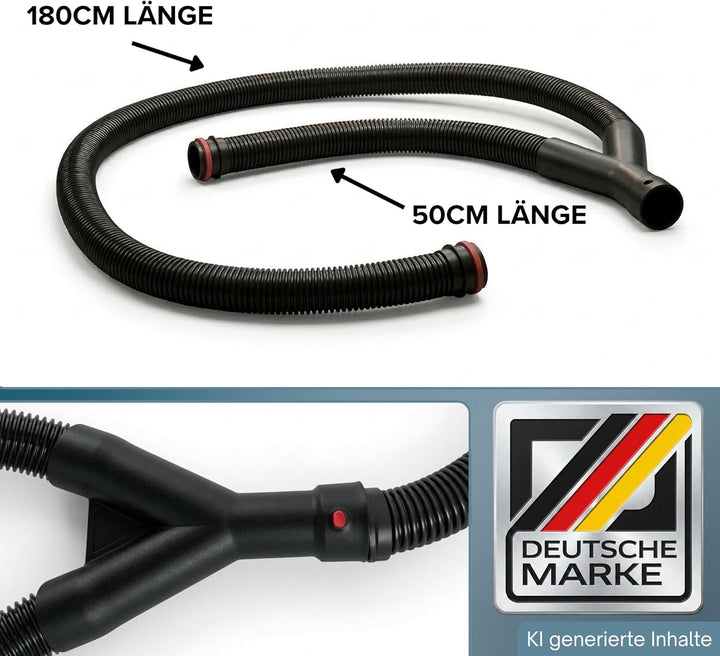 PRO Y-Schlauch-Staubanschluss Set passend für Bosch Click and Clean für Kreissäge Zubehör Tischkreis