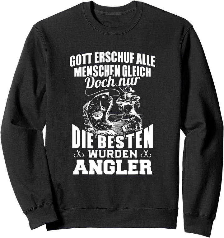 Angel Geschenkidee Vater Fischen die besten wurden Angler Sweatshirt
