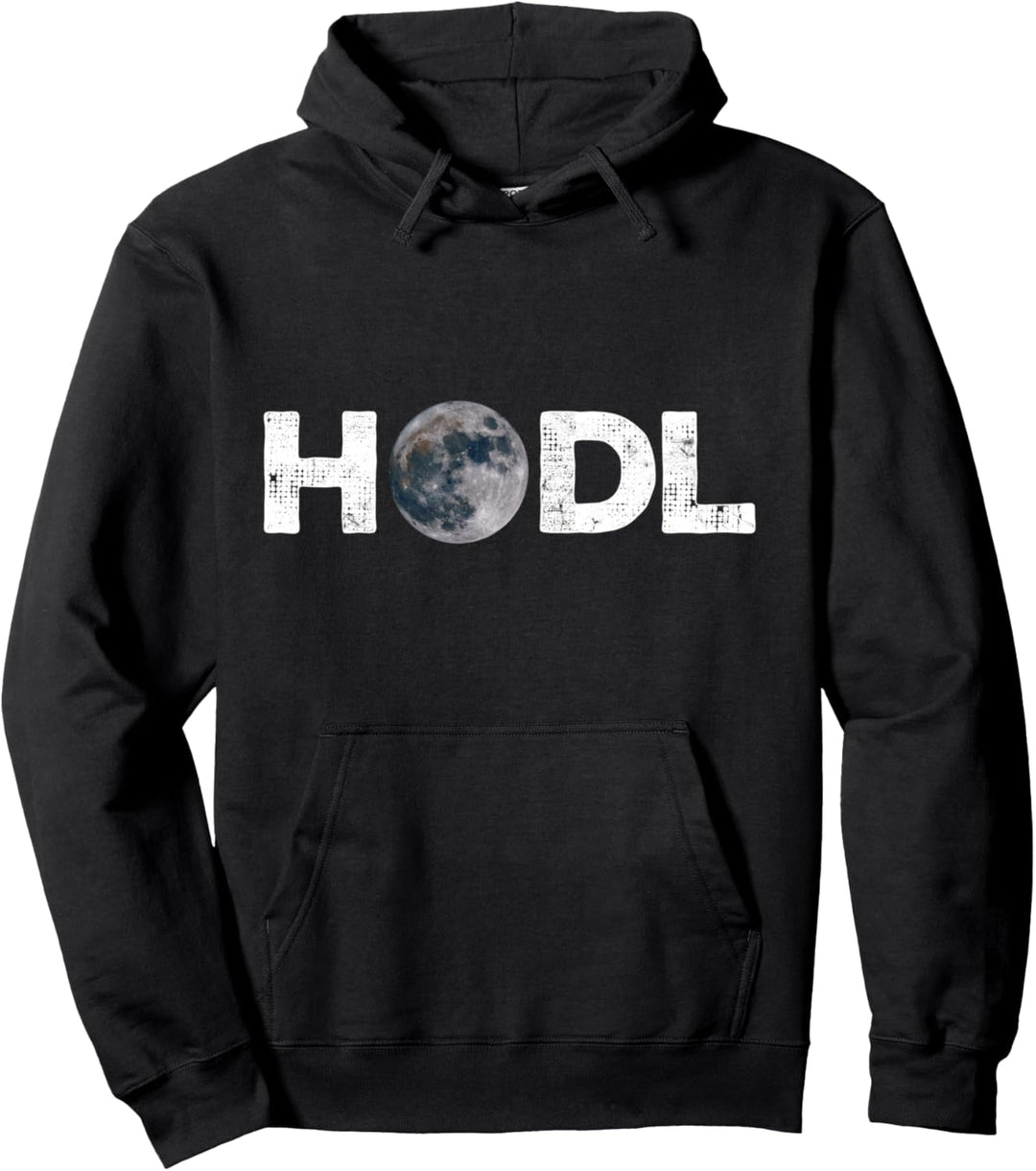 HODL Moon Kryptowährung | Hodl zum Mond Crypto Merch Pullover Hoodie