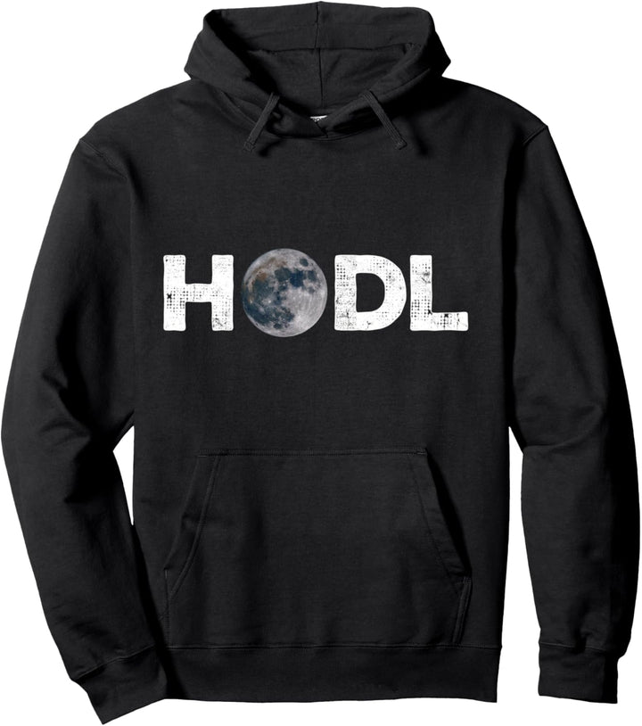 HODL Moon Kryptowährung | Hodl zum Mond Crypto Merch Pullover Hoodie