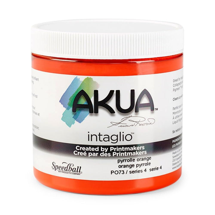 Akua Intaglio Tinte, 237 ml, Pyrrole Orange 8 oz Pyrrole Orange