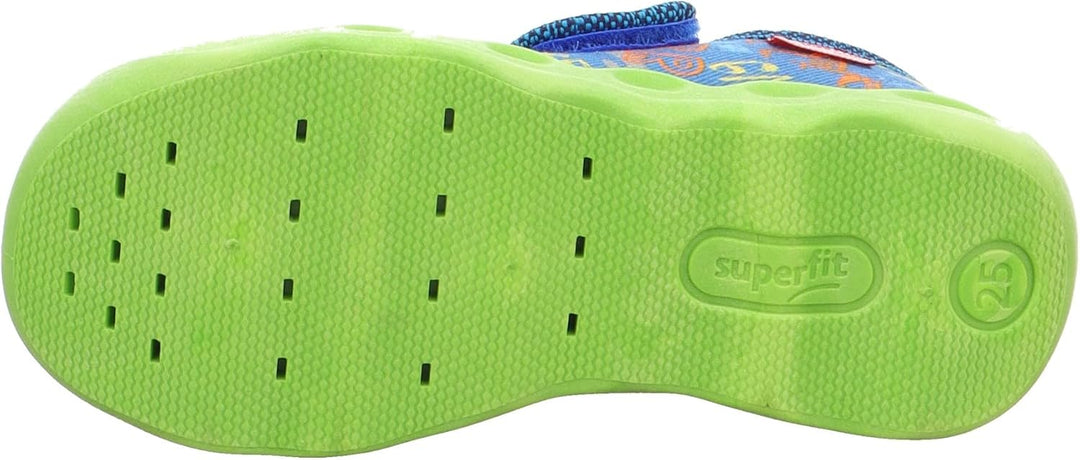 Superfit Jungen Bubble Hausschuh 23 EU Weit Blau 8000, 23 EU Weit Blau 8000