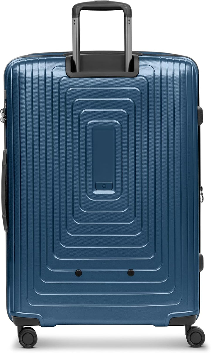 REDOLZ Hartschalen Koffer-Set 2-teilig Laptopfach L | 40 x 23 x 55 cm, 52 x 34 x 77 cm, Dehnfalte, P