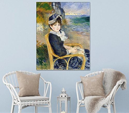 Giallobus - Bild - Druck AUF LEINWAND - Renoir - DURCH DEN Seashore - 50 x 70 cm, 50 x 70 CM