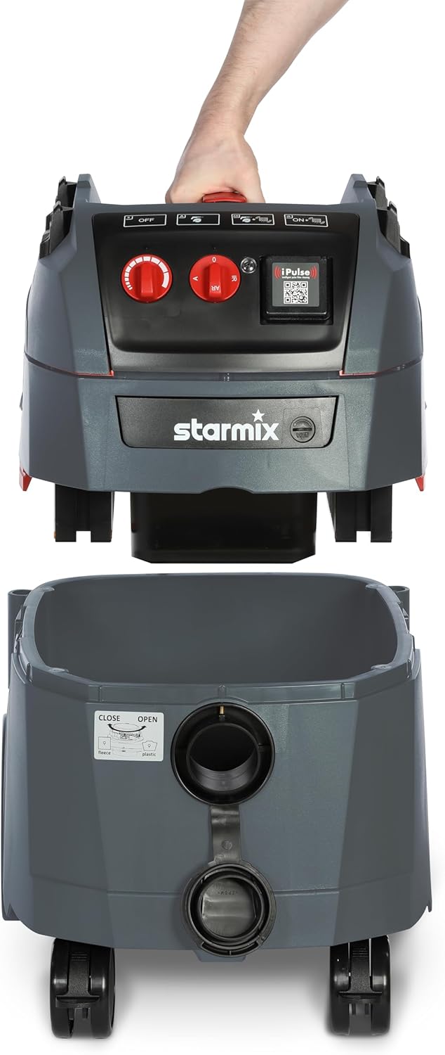 Starmix Nass- und Trockensauger iPulse L-1635 Basic, hochwertiger Hochleistungs-Industrie-Staubsauge