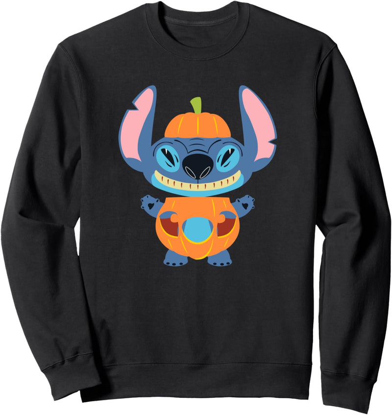 Disney Stitch Pumpkin Halloween Sweatshirt