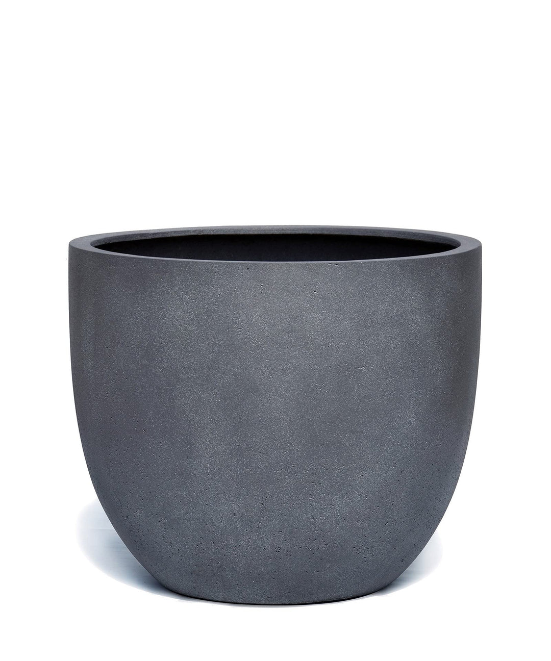 ESCHBACH® Pflanzkübel Egg Pot 40 Blei Grau Rund * 36 x 36 x 31 cm * 10 Jahre Garantie 36x36x31, 36x3