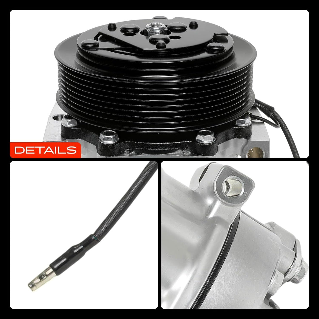 Frankberg Kompressor Klimaanlage Kompatibel mit FH 12 340 380 390 420 430 460 500 Trucks 1993-2005 F