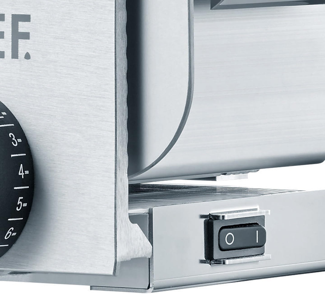 GRAEF SKS901EU Allesschneider, aluminium eloxiert/weiss Aluminium Eloxiert / Weiss, Aluminium Eloxie