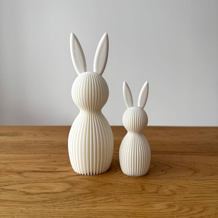 Generisch Scandi Osterhase 3D Deko – Minimalistische Osterdekoration im skandinavischen Design – Ger