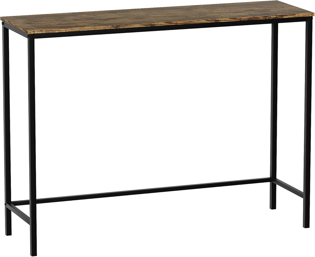 Vida Designs Brooklyn Konsolentische, Holz, Dark Wood, No Drawer Dark Wood No Drawer, Dark Wood No D