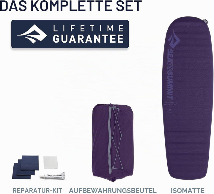 Colchoneta autohinchable COMFORT PLUS WR violeta Blackberry, Blackberry