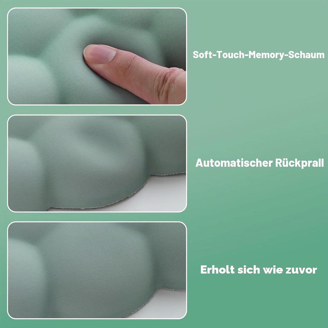 MoKo Wolke Handgelenkauflage, Ergonomisch Weich Cloud Handauflage Tastatur Maus Handballenauflage Se