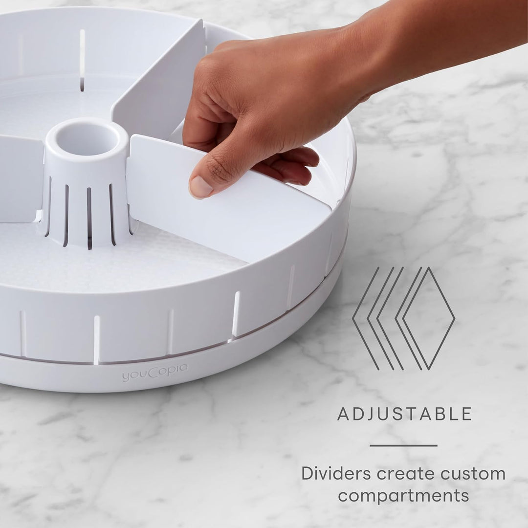 YouCopia 50264 SinkSuite Organizer für Waschbecken, Kunststoff, weiss SinkSuite Plattenspieler, Sink