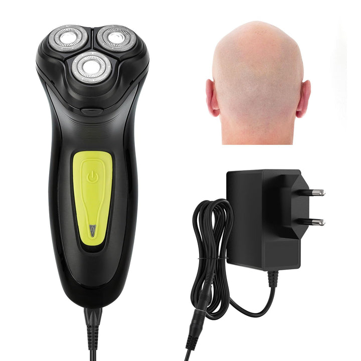 Glatzen Rasierer Herren, 2026 Verbessert Kabel Rasierer Herren mit 3D-Drehköpfen &amp; Leistungsstarker