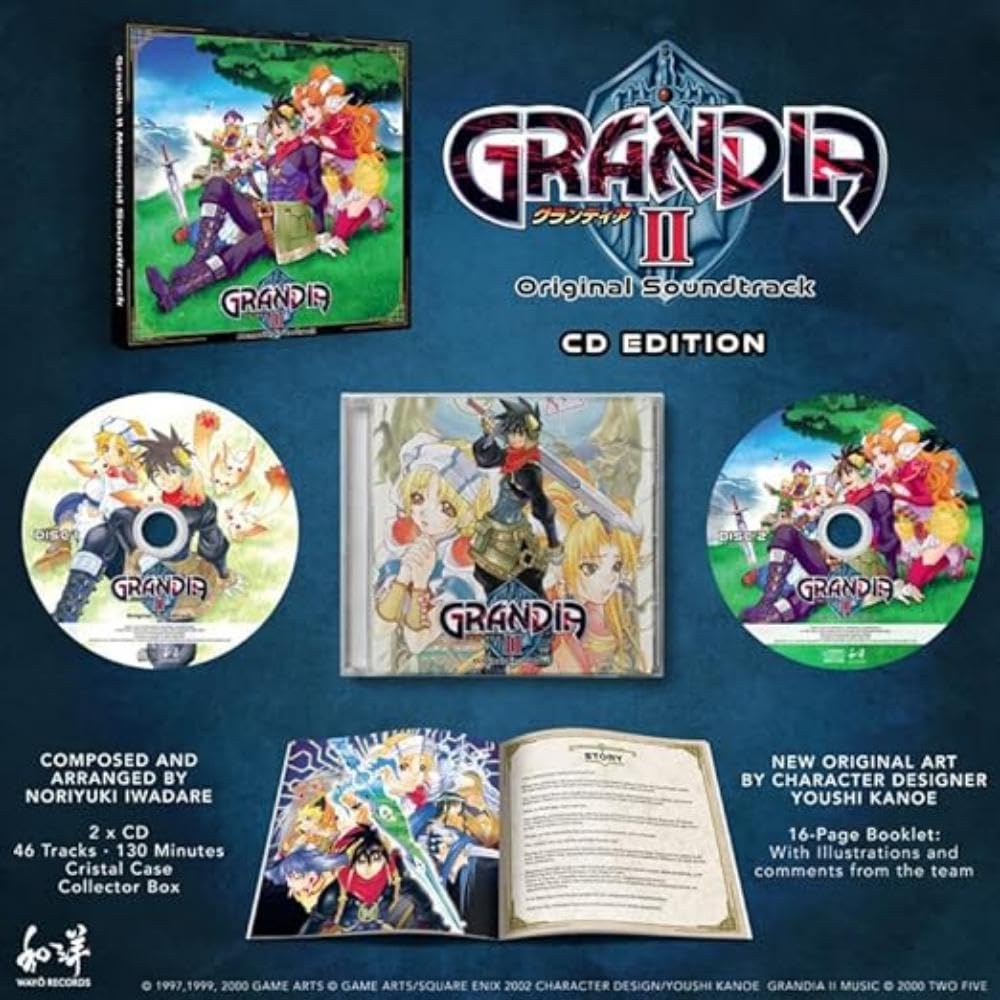 Grandia II: Memorial (Original Soundtrack), Audio-CD