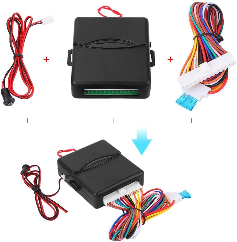 Car Keyless Entry System mit Fernbedienung Zentralverriegelungskit inklusive Kofferraumfreigabe Komp
