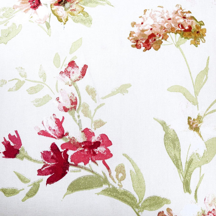 Fusion Jeannie Paar Bleistift-Faltenvorhänge, Cotton, Rot, 117 x 137cm 117 x 137cm Rot, 117 x 137cm