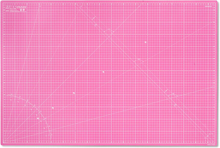 Elan Schneidematte A1 Rosa und Lila, 5-lagige Schneidematte Selbstheilend, Bastelunterlage Schnittfe