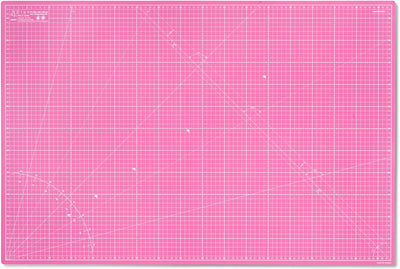 Elan Schneidematte A1 Rosa und Lila, 5-lagige Schneidematte Selbstheilend, Bastelunterlage Schnittfe