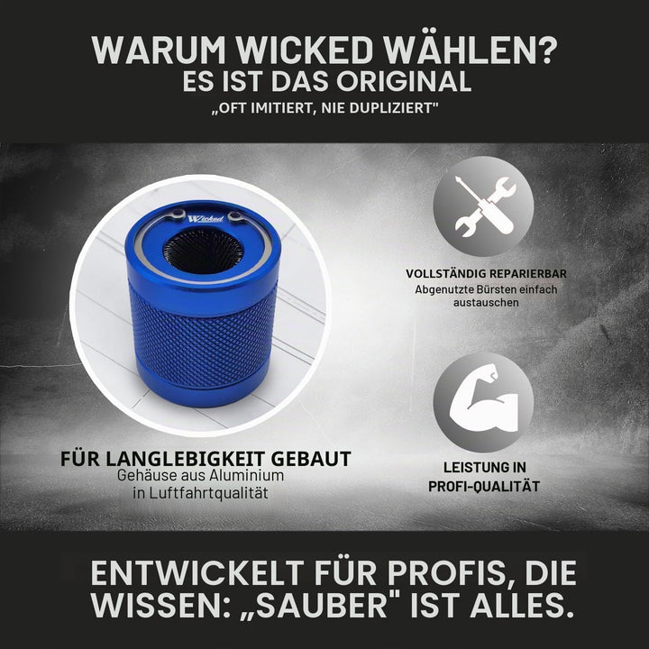 Wicked Rohrreinigungsbürsten-Set für Kupferrohr, 1,27 cm, professionelle Klempnerwerkzeug, industrie