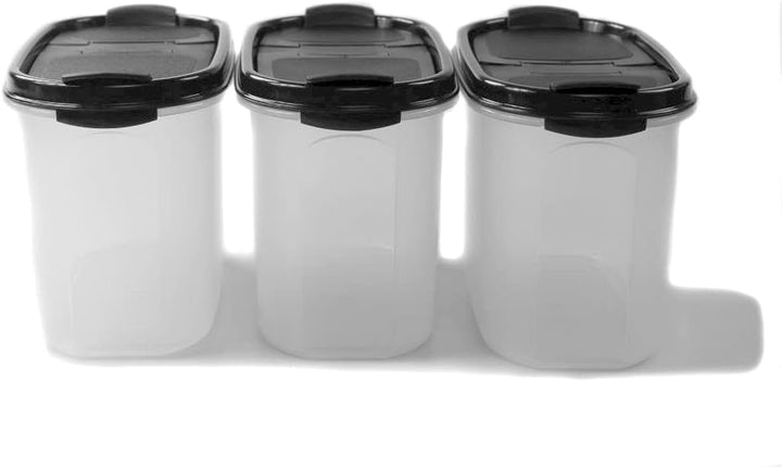 Tupperware Eidgenosse 1,1 L schwarz mit Schütte Vorratsdose Vorrat Dose Modular (3)