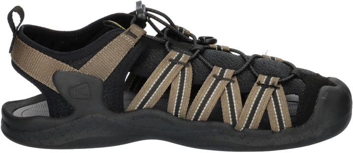 KEEN Herren Drift Creek H2 Sandalen 44 EU Dark Olive Black, 44 EU Dark Olive Black