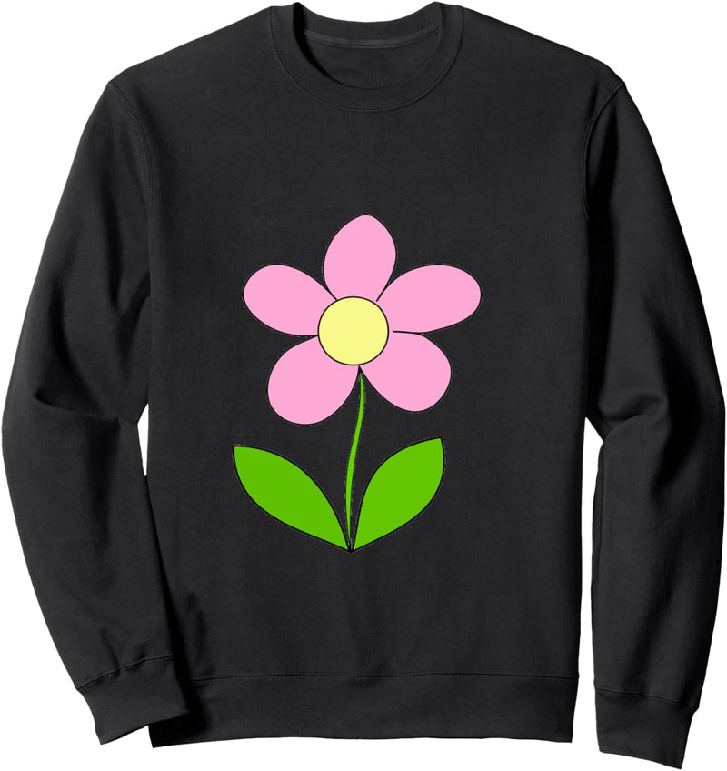 Rosa Gänseblümchen Sweatshirt