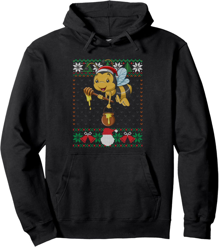 All I Want For Christmas Is A Bee Ugly Christmas Sweater Pullover Hoodie