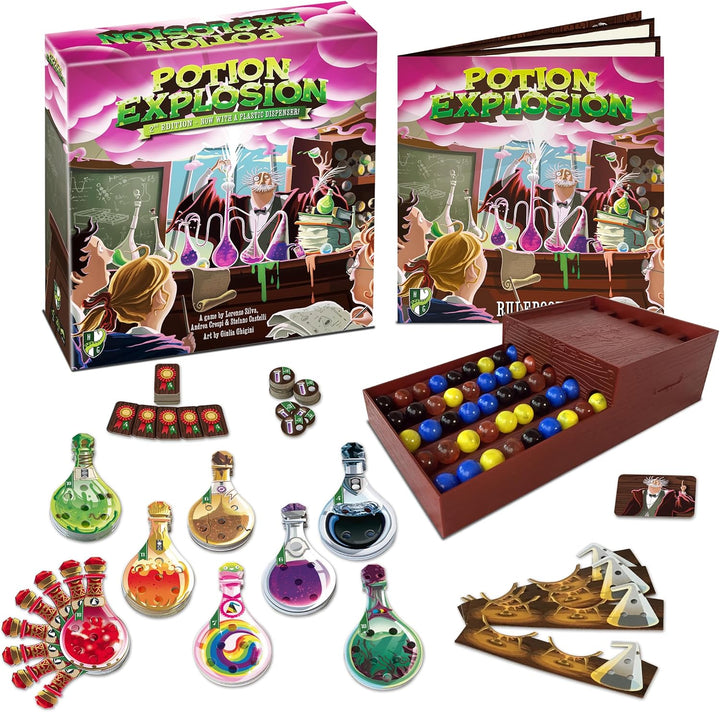 Potion Explosion Board Game | Fun & Strategic Family Game for 2-4 Players | Ages 8+ | 30-45 Min Play