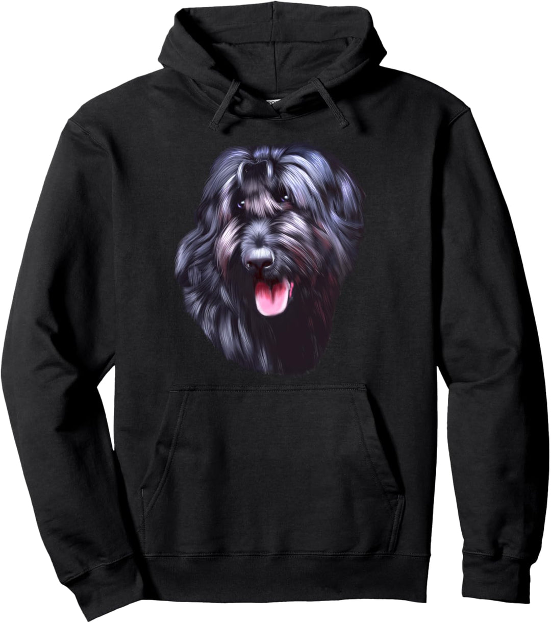 Riesenschnauzer Schnauzer Hund Hunderasse Damen Herren Pullover Hoodie