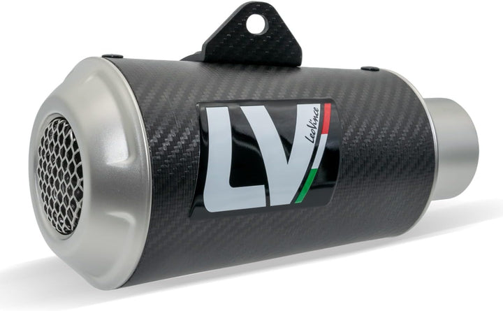 Endschalldämpfer LeoVince SLIP-ON SBK LV-10, Carbon, Edelstahl Kappe, mit Zulassung für Kawasaki Z 9