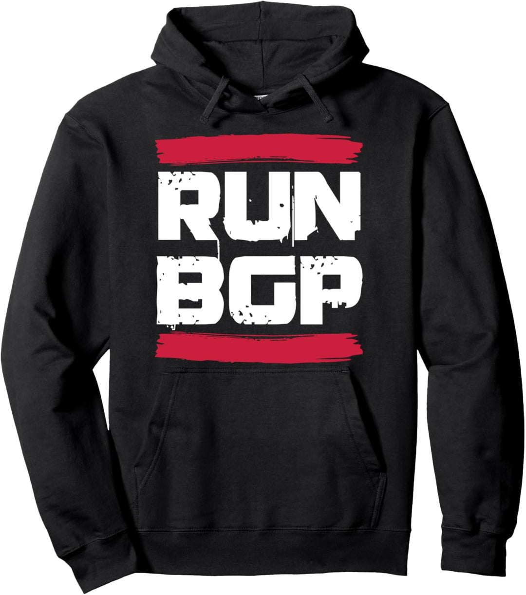 Run BGP Border Gateway Protocol Programmierer Coder Geschenk Pullover Hoodie