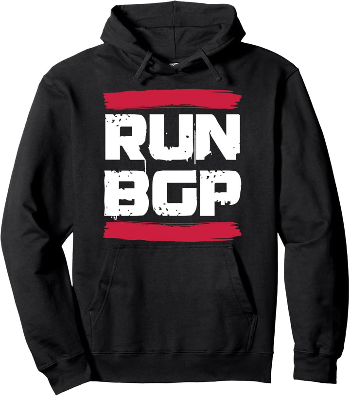 Run BGP Border Gateway Protocol Programmierer Coder Geschenk Pullover Hoodie