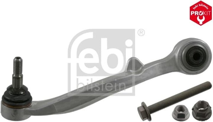febi bilstein 40371 Querlenker mit Lager, Gelenk und Anbaumaterial, 1 Stück Vorderachse links, Vorde
